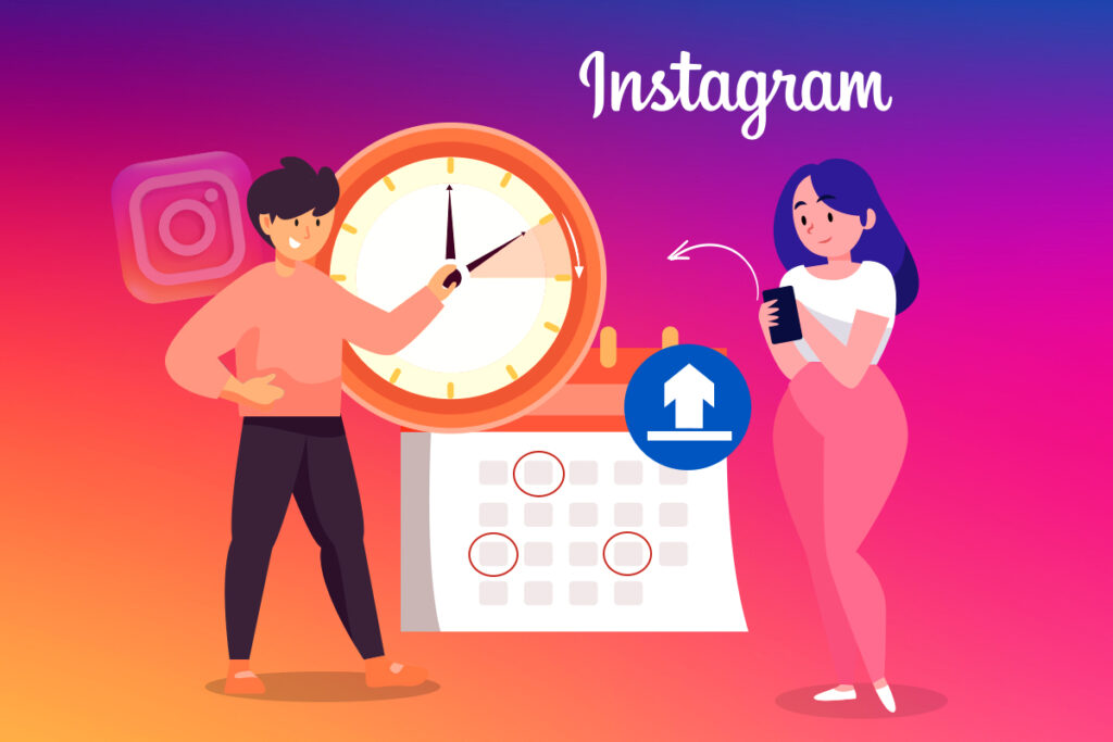 best times for uploading reels on instagram by day 1024x683